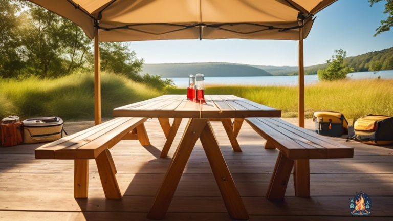 Convenience On The Go: Camping Folding Table