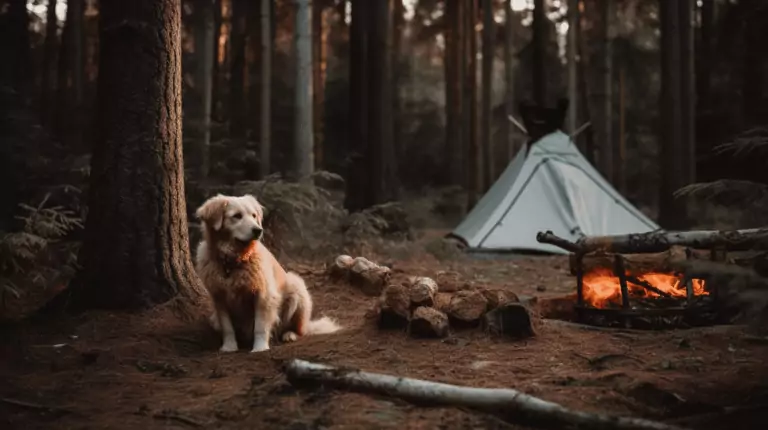 camping with dog campfire discoveries