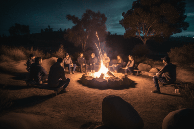 communal fire pit campfire discoveries