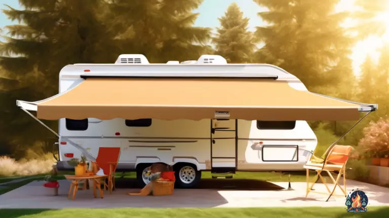 RV awning maintenance: Step-by-step guide to cleaning, inspecting, lubricating, and folding under golden sunlight