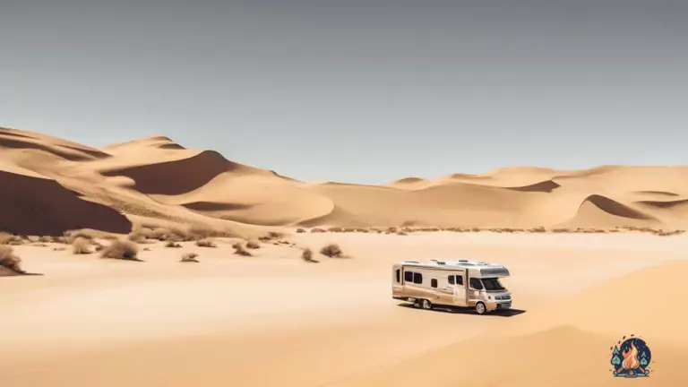 Experience the Beauty of RV Camping in the Majestic Desert Landscape