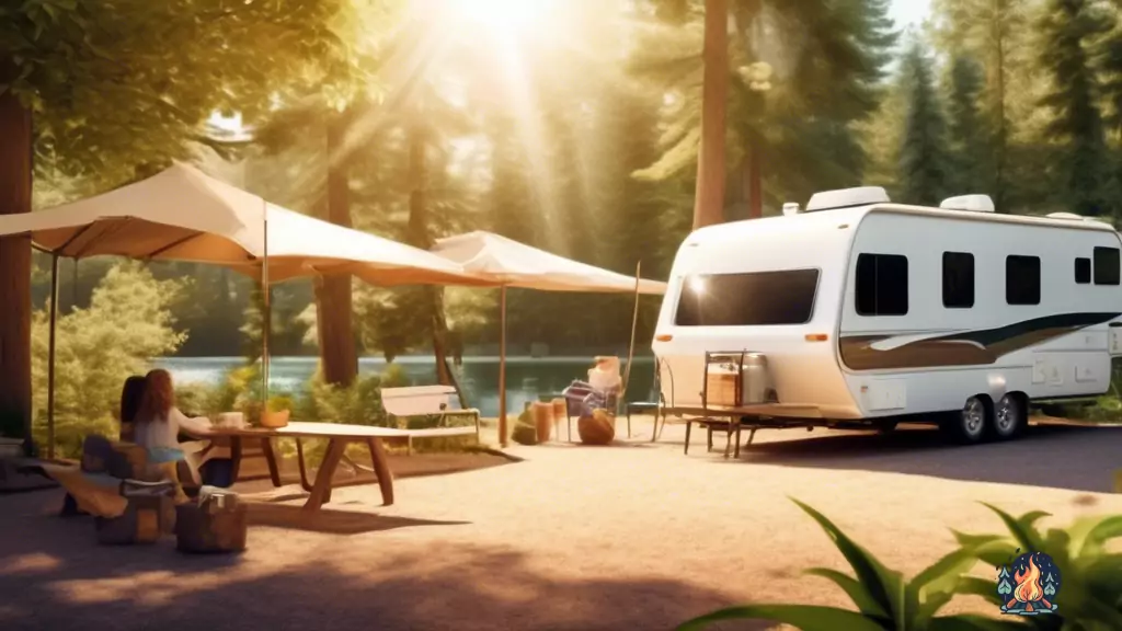 Experience Convenience and Comfort: RV Campsite with Full Hookups in Serene Natural Setting