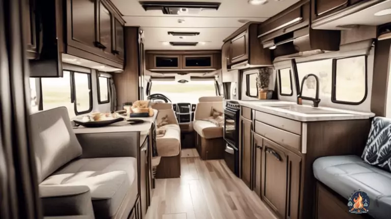 Discover the Ultimate RV Packing Checklist for Beginners - Expertly Organized RV Interior bathed in Bright Natural Light