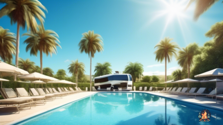 Experience Refreshing Relaxation at RV Parks with Inviting Pool Surrounded by Nature's Beauty