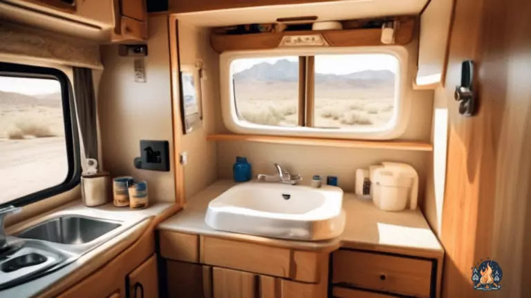 Step-by-step guide to repairing your RV toilet with vibrant natural light illuminating the tools, parts, and the toilet.