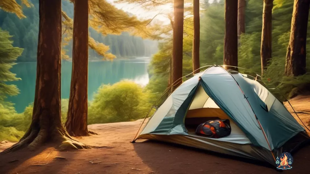 Experience the serenity of solo camping with these top tent options for adventurous explorers. Discover the perfect shelter as a lone hiker sets up camp amidst a picturesque landscape, surrounded by majestic trees and bathed in radiant natural light.
