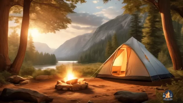 Experience the serenity of the great outdoors with a spacious tent screen room illuminated by warm natural light.